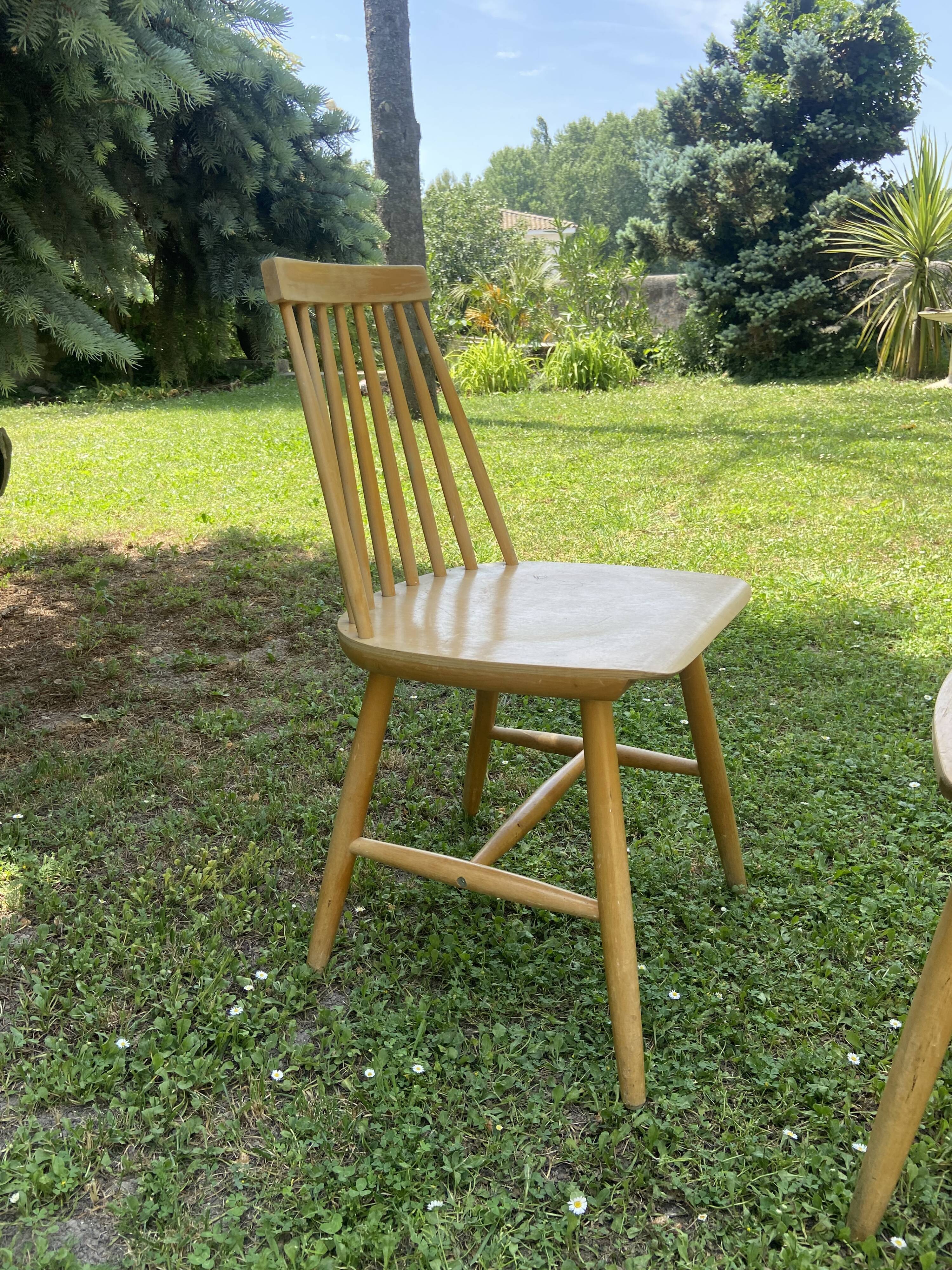 Trio of vintage Scandinavian chairs