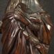19th century religious wooden sculpture Madonna