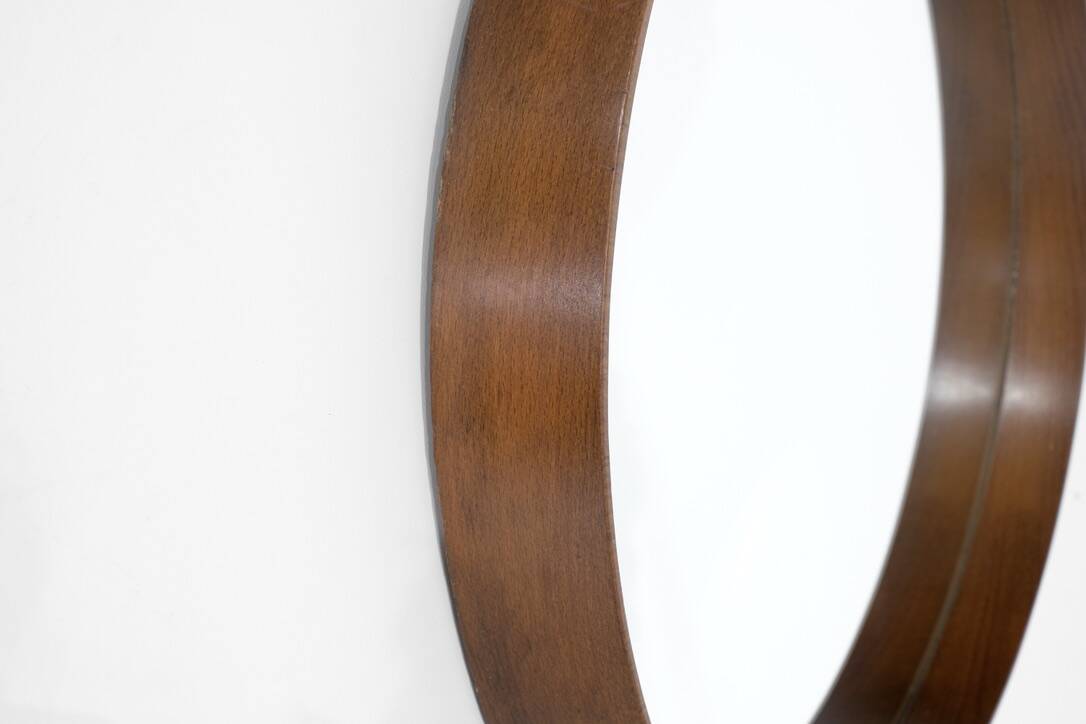 Vintage wooden mirror, Italy, 1960s.