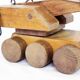 Jouet en bois label "Spielgut" tractopelle pelleteuse