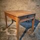 French rural farmhouse table with two drawers, 19th century.