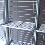 Industrial art deco vintage shelf, 40s