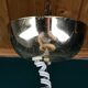 Large vintage Murano ball pendant lamp by Veart, Italy, 1970s.