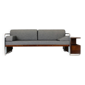 Restored Bauhaus Tubular Steel Sofa by Robert Slezak, 1930s