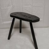 Farmhouse stool Burnt wood