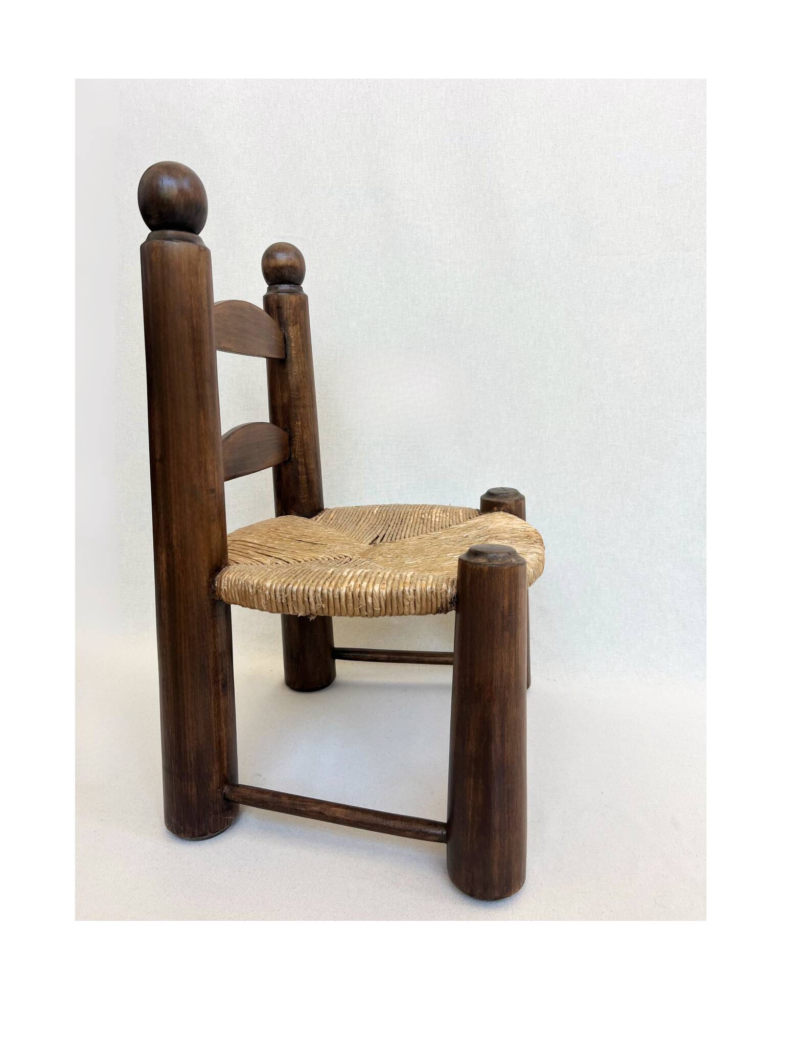 Brutalist chair by Charles Dudouyt