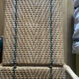 Early 20th century wicker chaise longue