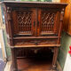 Gothic Buffet Cabinet in Carved Oak, 19th Century