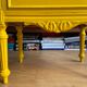 Chiffonnier 4 yellow wooden drawers