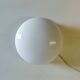 Bauhaus ceiling light or wall lamp with opaline globe and chrome metal - mid 20th century.
