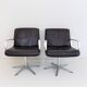 Ensemble de 2 chaises de bureau Wilkhahn Delta du groupe Delta