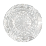 Hand-cut crystal ashtray