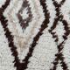 Tapis berbere beni ouarain vintage 70x170 cm