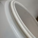 Lustre white opaline egg vintage Limburg