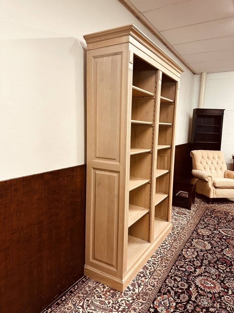 Country English Pale Oak Bookcase