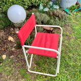 Vintage red folding chair