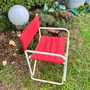 Vintage red folding chair