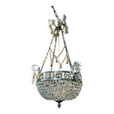Louis XVI basket chandelier