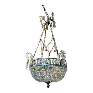 Louis XVI basket chandelier
