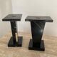 Pair of Art Deco marble bookends