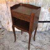 Bedside table night Louis XV vintage wood