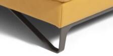 Leather 2-Seater Sofa, Leather Chaise Longue