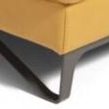 2-seater leather sofa, leather chaise longue