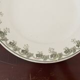 Round ironstone dish Moulin des Loups & Hamage Nord Violetta model