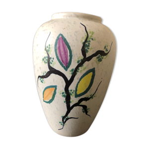 Vase à décor floral