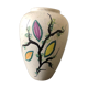 1950s floral vase