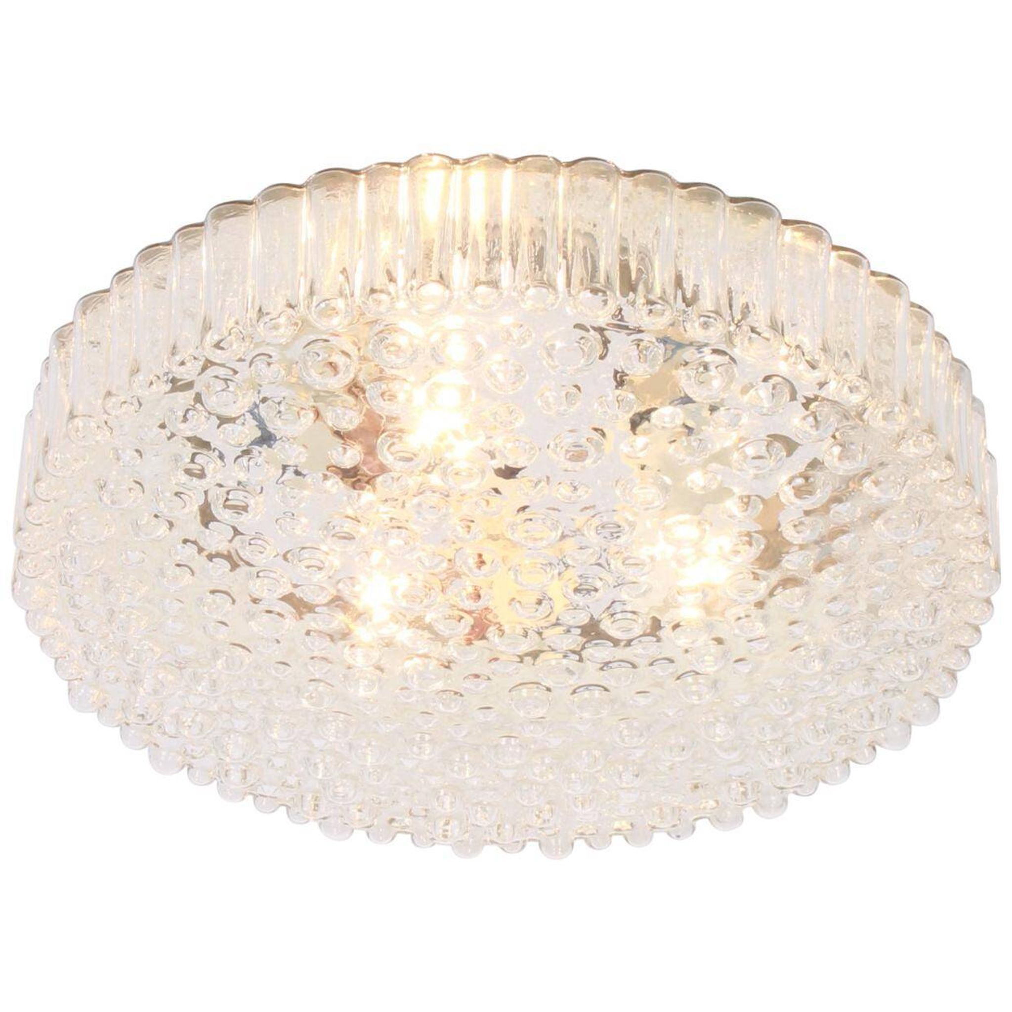 Plafonnier en verre bulle par Staff, Allemagne, années 1970