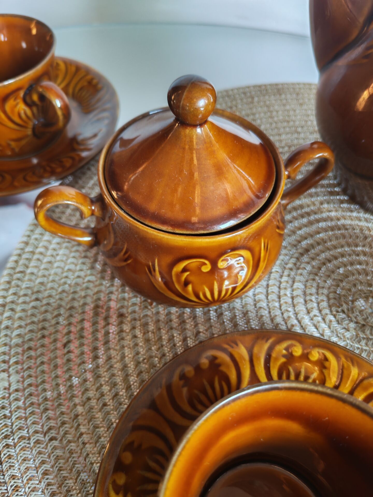 Mid-century coffee service Poland 1960