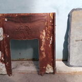 Cast-iron fireplace angelots decorations