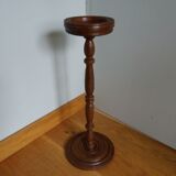 Turned wooden ashtray holder