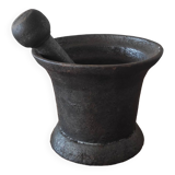 Mortier et pilon fonte