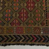 6x7 Turkish Vintage Kilim Rug, 180x207Cm