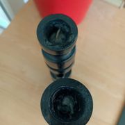 Vintage ebony candlesticks