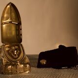 Encrier en laiton, Angleterre 1930