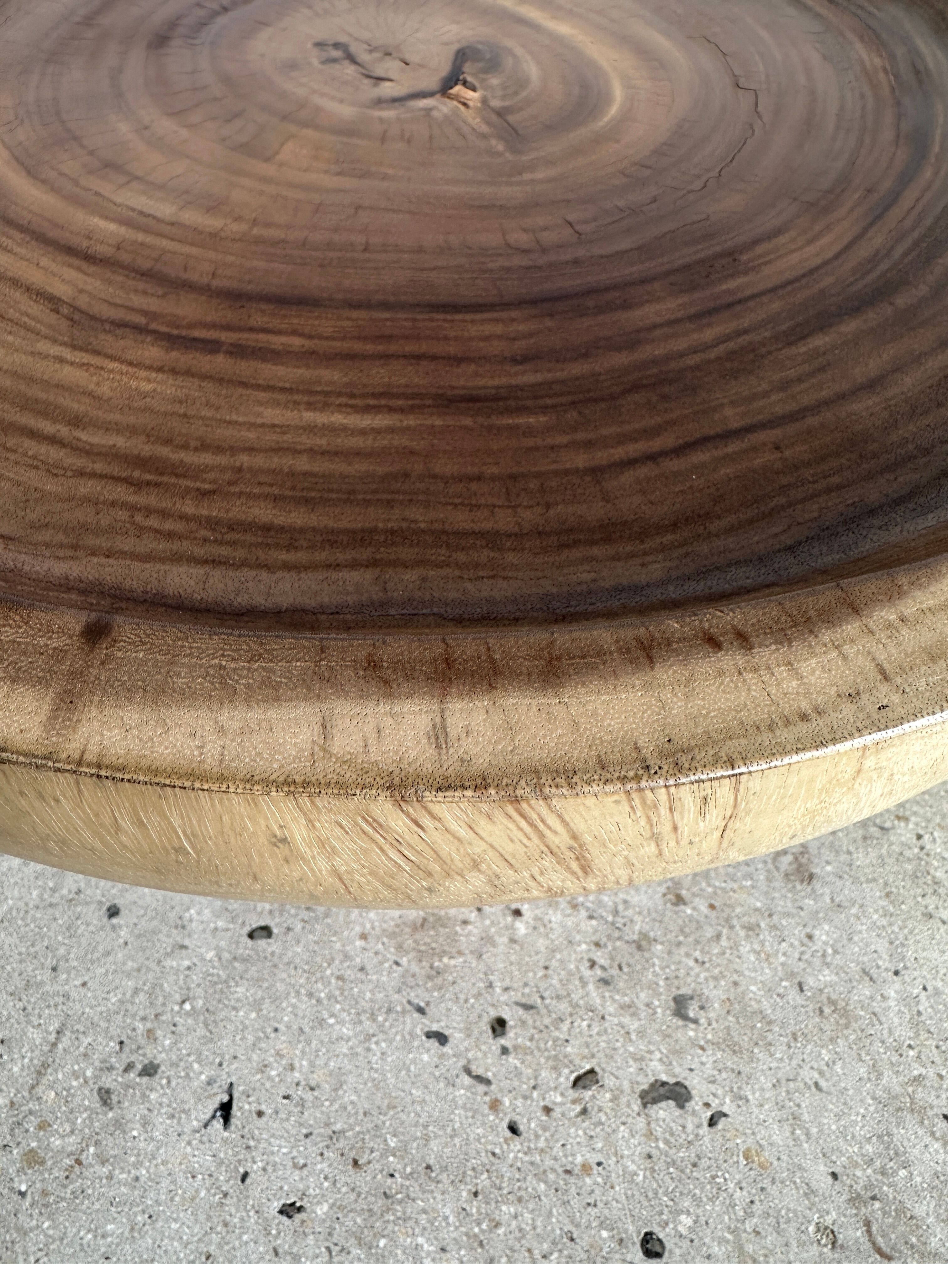 Coffee table, quadripod suar coffee table