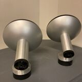 Ensemble de lampes murales/plafonnier Philips, aluminium, années 1970
