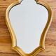 Miroir ancien en bois doré 52x35cm