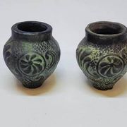 Pair of Small Decorative Vases in Terracotta, Ancient Greek Style