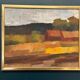 Original Swedish Oil on Canvas – "Landscape" by Olle Rhönnstad – Signed – Vintage and Framed – 43 × 35 cm (16.9" × 13.8")