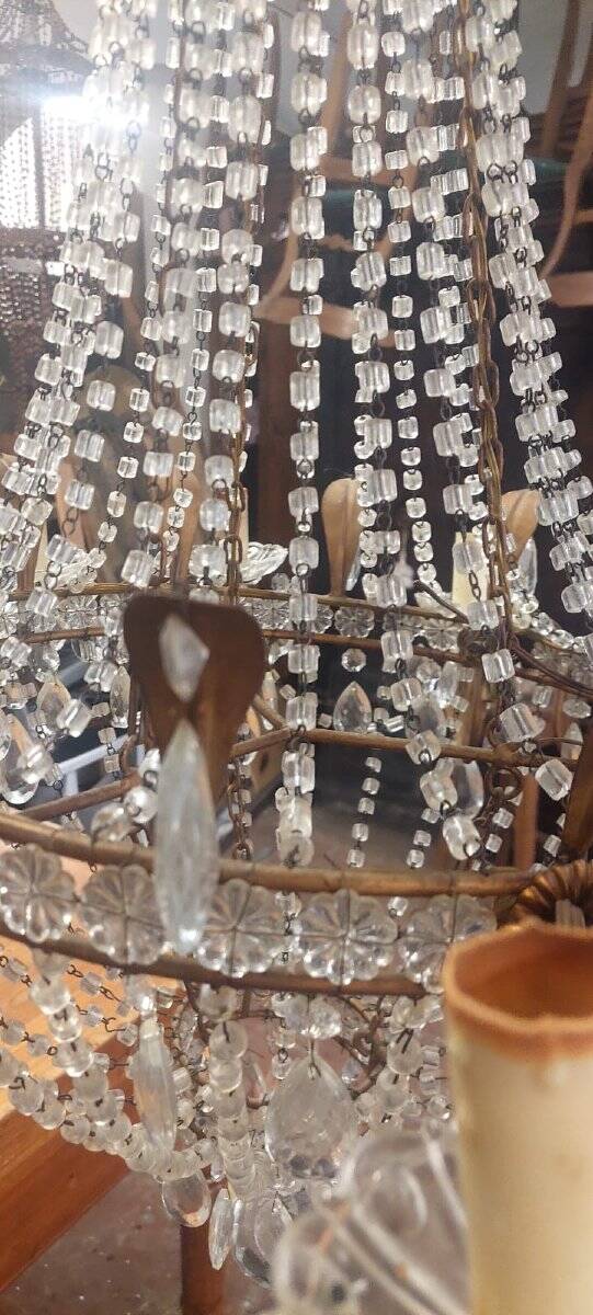 Italian balloon lustre, last quarter of the 19th century.