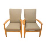 Pair of PK988 / 1023 English armchairs from Parker Knoll 1960s