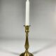 Candlestick in patinated gilded copper late nineteenth century