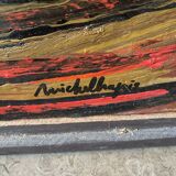 Natural landscape signed in 1991