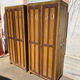 Paire de vestiaire d’usine bois