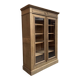 Showcase in oak from the late 19th century.