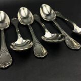 Set of 6 Christofle Marly soup spoons in near-new condition, 20.5 cm.